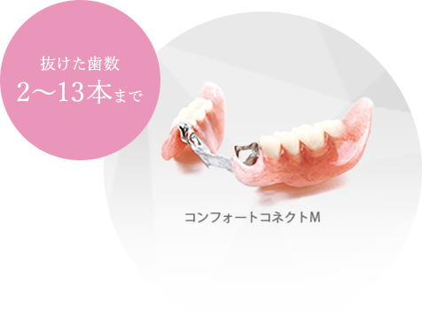 抜けた歯2～13本まで